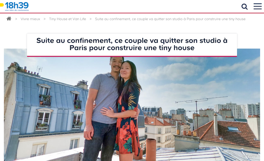 18h39 - Suite au confinement ce couple va quitter Paris pour construire une tiny house
