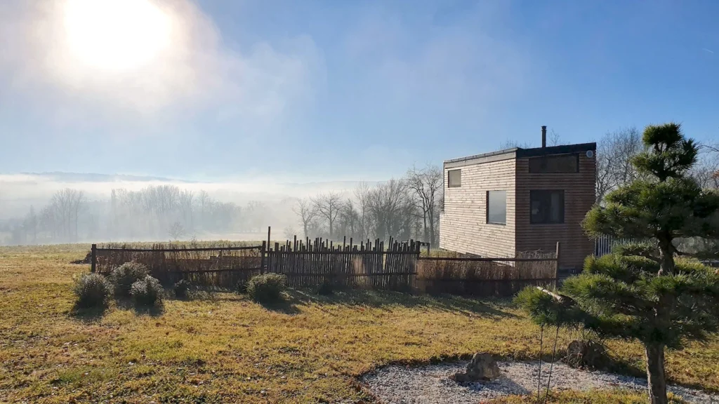 Notre Tiny House YOUCA en pleine campagne