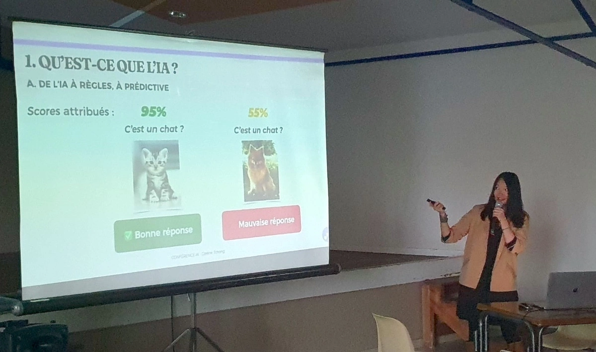 Conférence IA - Prévention, enjeux et défis par Carène Tchong