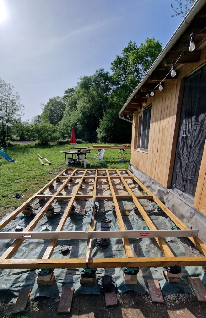 Terrasse de la Tiny House YOUCA