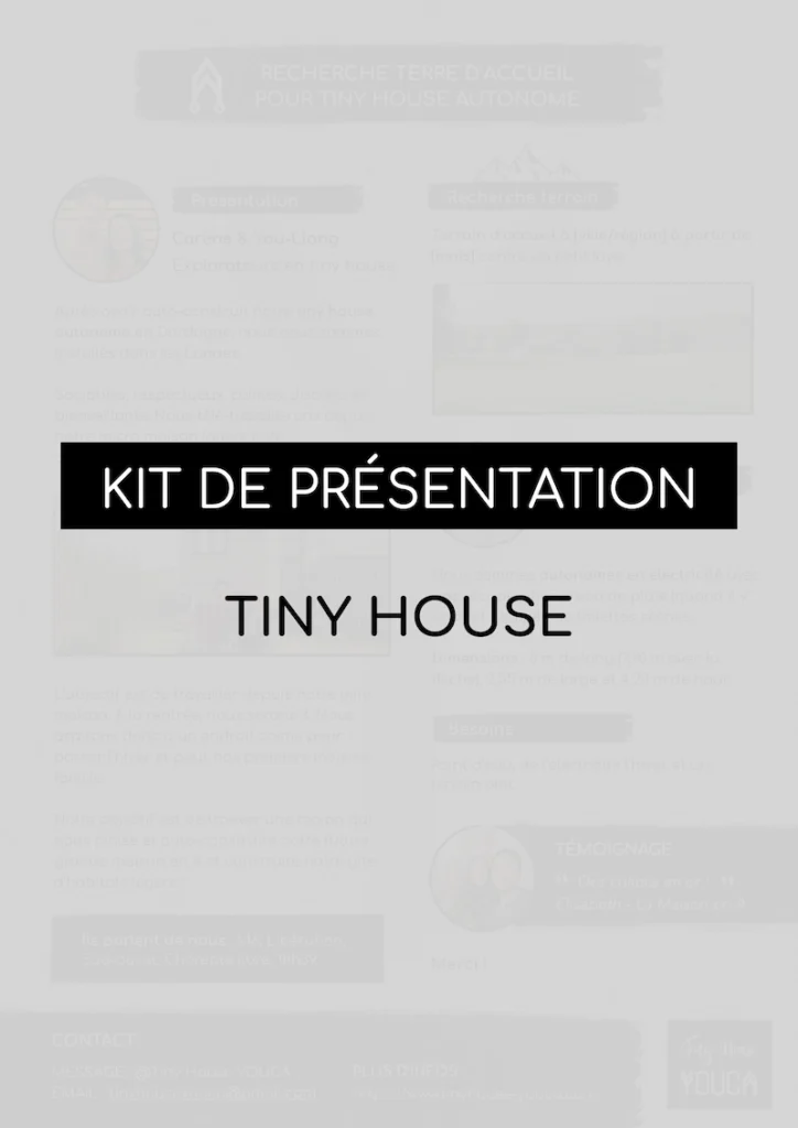 Modèle de présentation Tiny House YOUCA