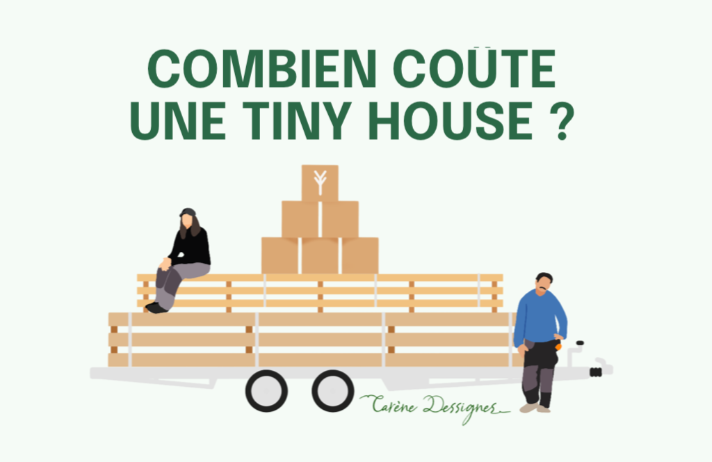 Prix d'une tiny house illustration du kit matériaux de la Tiny House YOUCA